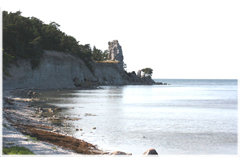 Gotland, Jungfrun, Jungfruklint, blå Jungfrun - foto: Bernt Enderborg