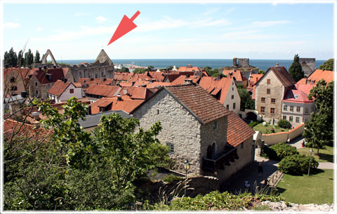 S:ta Carin, ruin i Visby