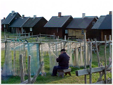 Gotland, Djupviks fiskeläge - foto: Bernt Enderborg