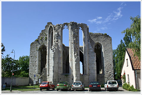 Gotland, S:t Nicolai ruin - foto: Bernt Enderborg