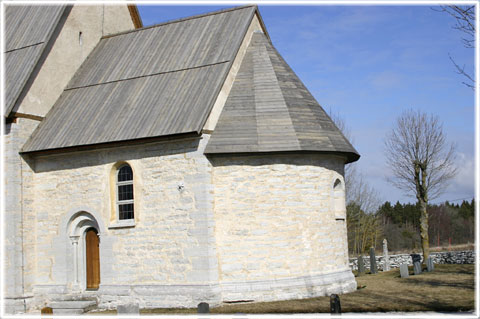 Absid, Ganthem kyrka