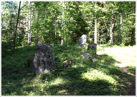 Gotland, Skeppssättningar vid Digerrojr - foto: Bernt Enderborg