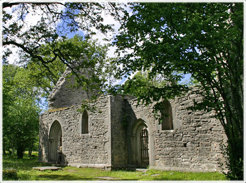 Gotland, Elinghem ödekyrka - foto: Bernt Enderborg