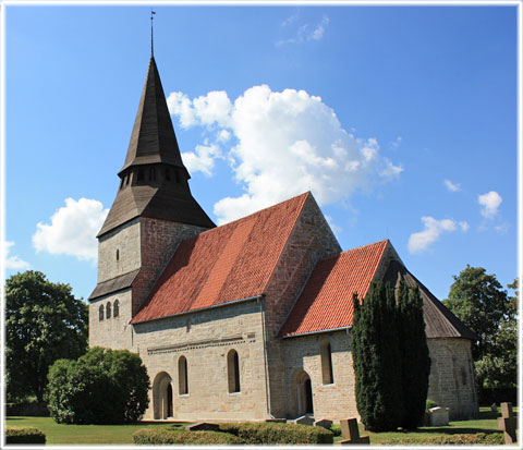 Gotland, Havdhem kyrka - foto: Bernt Enderborg
