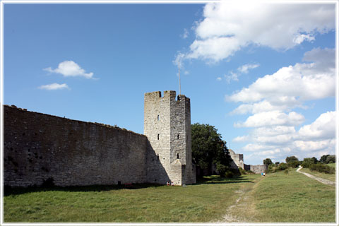 Gotland, Ett torn i Östergravar - foto: Bernt Enderborg