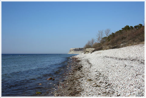 Blhlls fiskelge, stranden