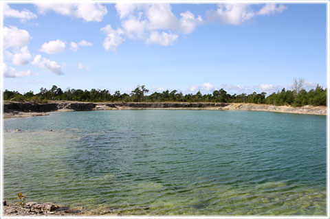 Gotland, Kalkbrottet i Hejdeby - foto: Bernt Enderborg