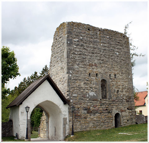 Gotland, Gothem kastal - foto: Bernt Enderborg