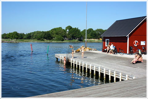 Hamnbadet i Klintehamn