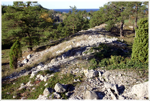 Gotland, Lickershamn fornborg - foto: Bernt Enderborg