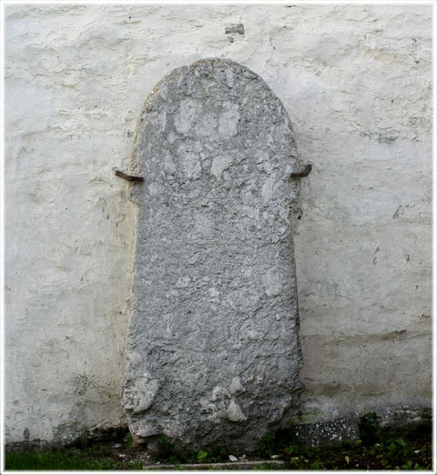 Bildsten vid Garde kyrka