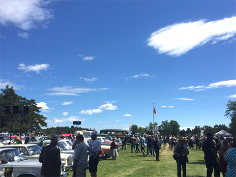 Motorhistoriska fordonsdagen vid Lojsta slott