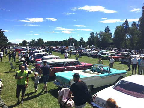 Motorhistoriska fordonsdagen vid Lojsta slott